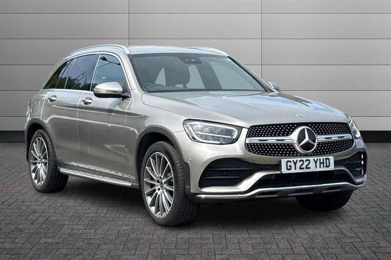 Mojave silver Used 2022 Mercedes GLC300 AMG Line Premium Estate | £35,333 (Good price) - Image 1/4