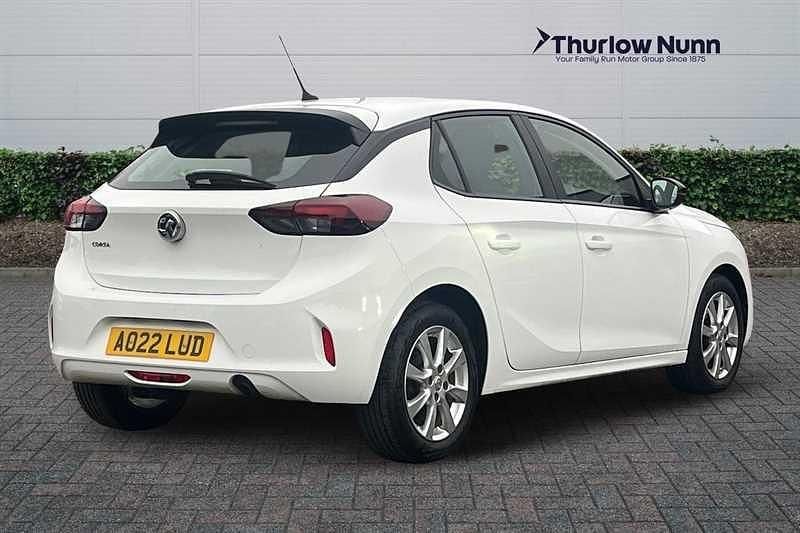Used Vauxhall Corsa Edition 75 HP (55 kW) 2022 Jade white Hatchback