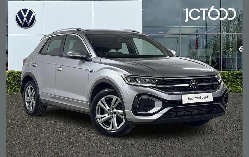 Silver Used 2022 VW T-Roc R-line SUV | £23,997 (Fair price) - Image 1/4