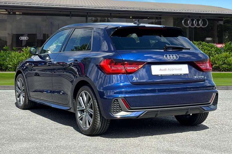 Used Audi A1 S-Line 109 HP (80 kW) 2024 Blue Hatchback