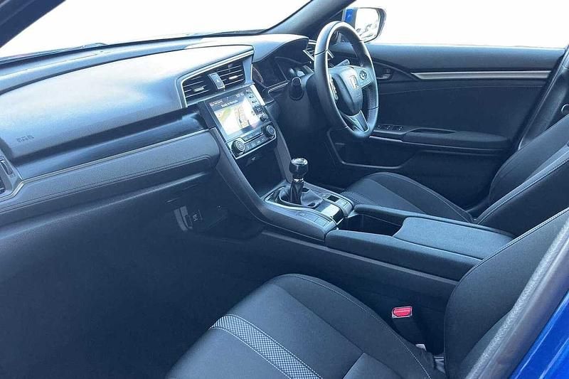 Used Honda Civic SR 126 HP (92 kW) 2021 Brilliant sporty blue Hatchback