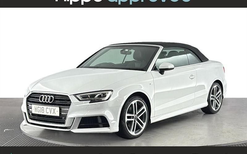 White Used 2018 Audi A3 Cabriolet S-Line Cabriolet | £15,100 (Fair price) - Image 1/4