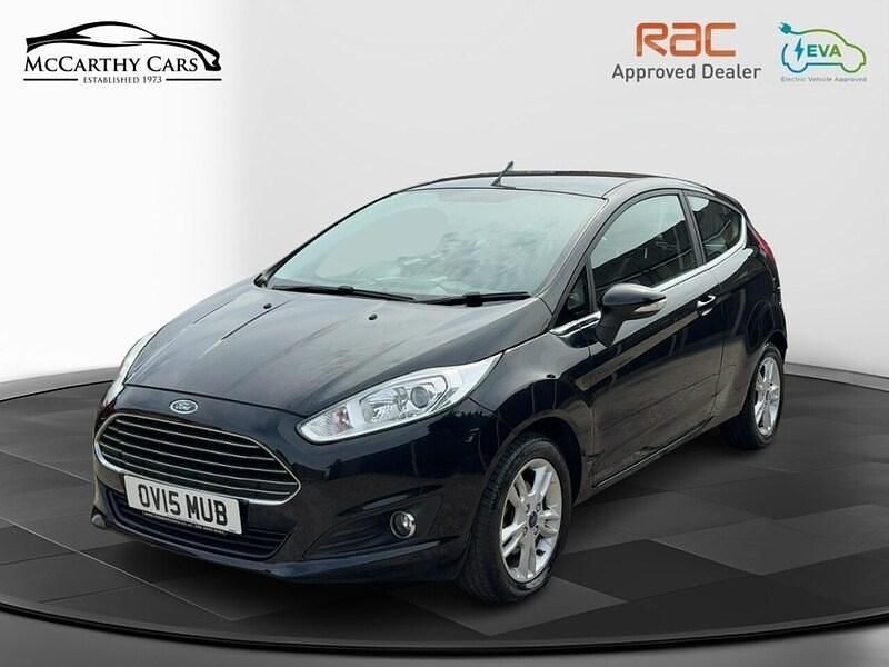 Black Used 2015 Ford Fiesta Zetec Hatchback | £5,795 (A bit pricey) - Image 1/2