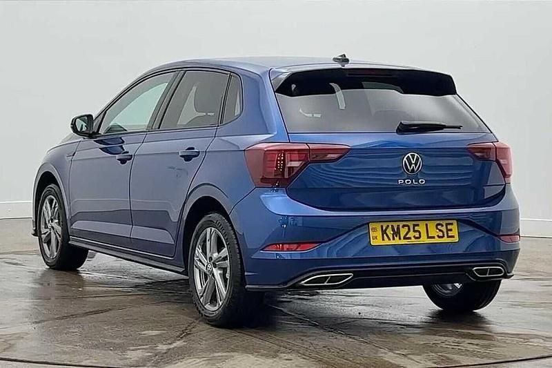 Used VW Polo R-line 115 HP (84 kW) 2025 Blue Hatchback