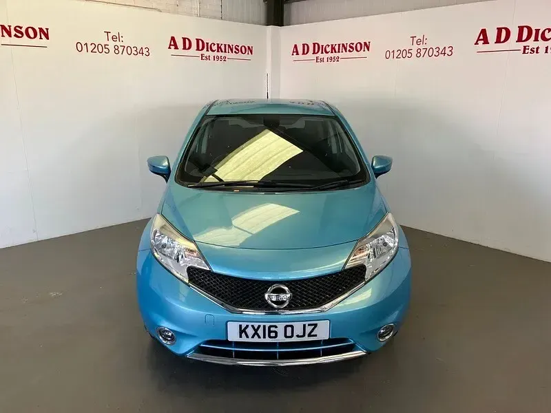 Used Nissan Note Acenta Premium 78 HP (57 kW) 2016 Blue Hatchback