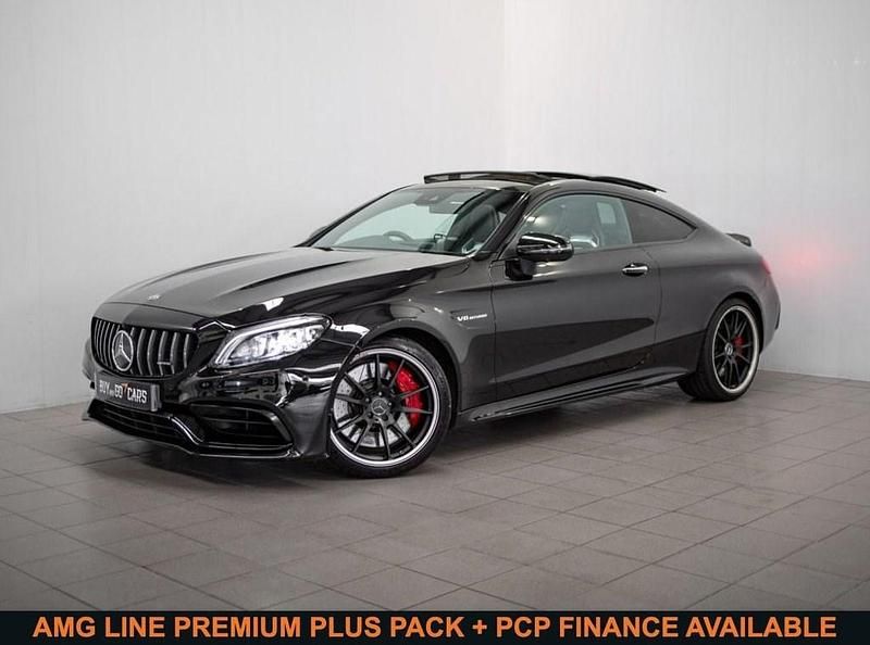 Black Used 2020 Mercedes C63S AMG Premium Plus Coupe | £51,390 (Fair price) - Image 1/4