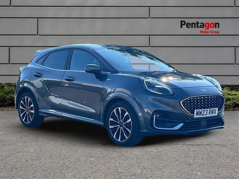 Magnetic grey Used 2023 Ford Puma ST-Line SUV | £22,995 (Expensive) - Image 1/4