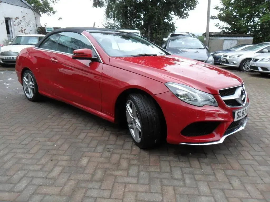 Used Mercedes E220 AMG 2013 Red Cabriolet