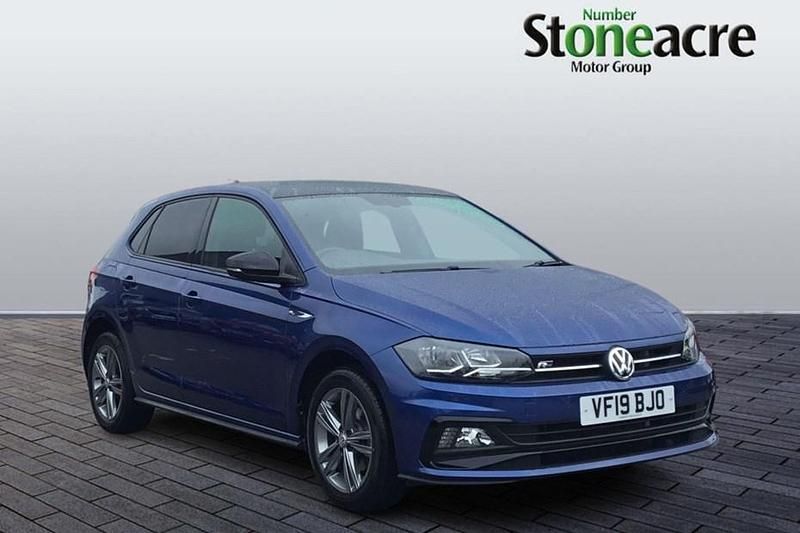 Blue Used 2019 VW Polo R-line Hatchback | £14,132 (Fair price) - Image 1/1