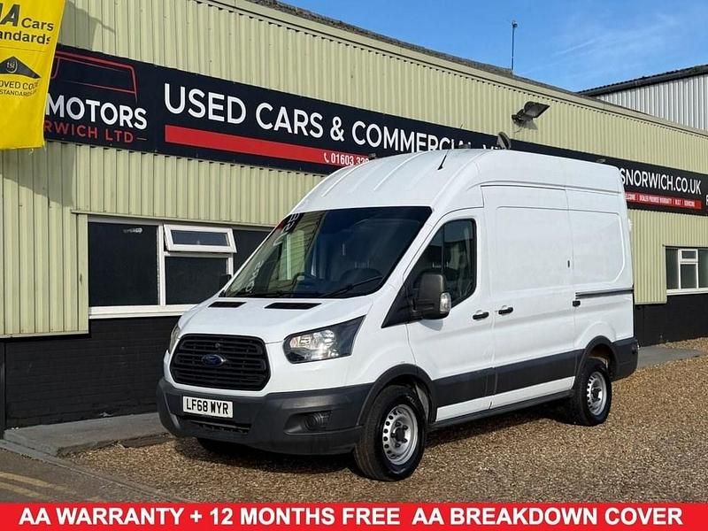 Used Ford Transit 130 HP (95 kW) 2018 White Van