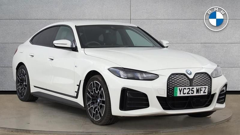White Used 2025 BMW i4 M Sport Sedan | £36,695 (Good price) - Image 1/4