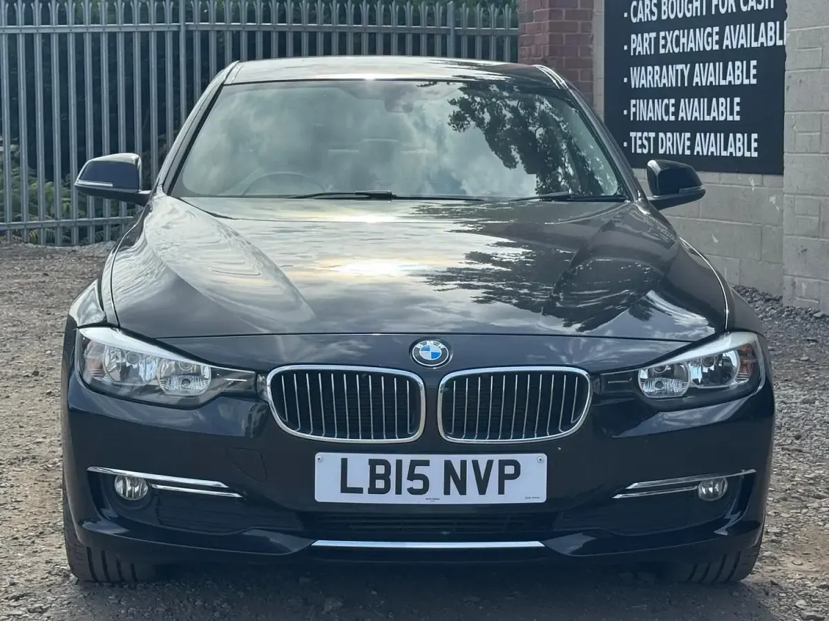 Used BMW 320 Luxury Line 2015 Black Sedan