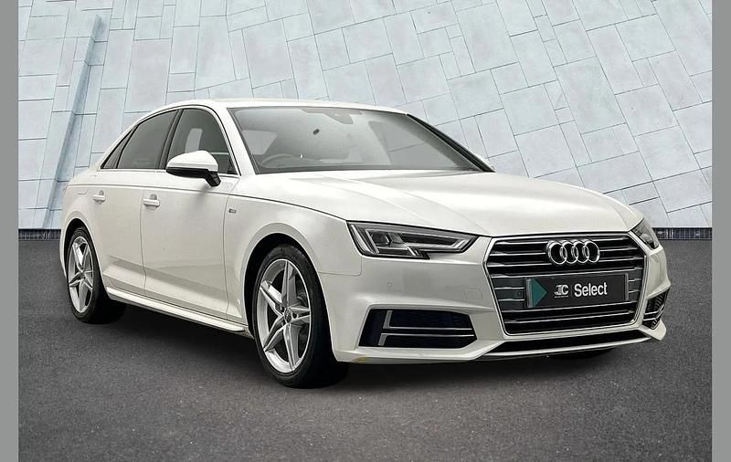 Used Audi A4 S-Line 147 HP (108 kW) 2018 White Sedan