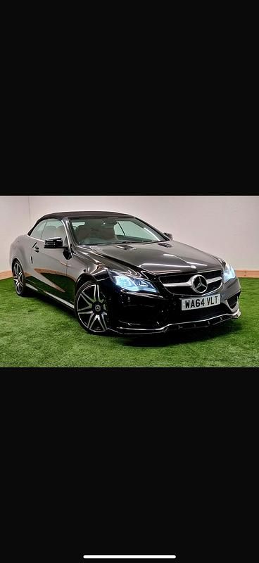 Black Used 2014 Mercedes E250 AMG Cabriolet | £10,990 (Fair price) - Image 1/4