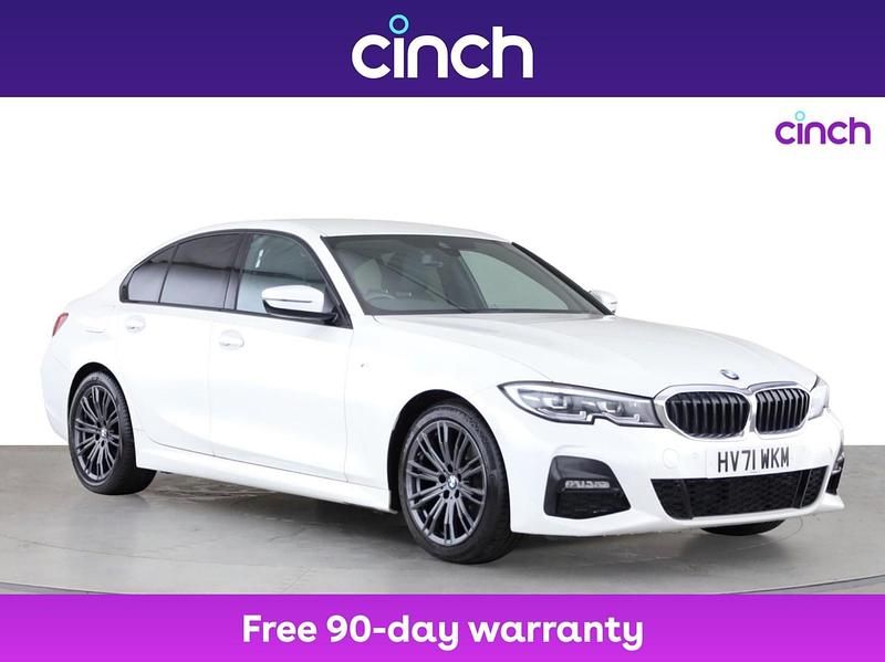 White Used 2021 BMW 320 M Sport Sedan | £20,499 (Good price) - Image 1/3