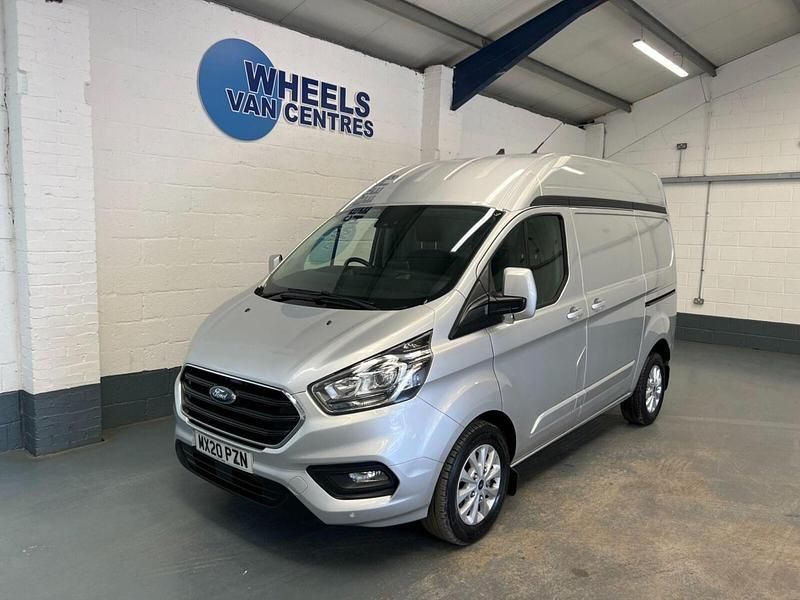 Silver Used 2020 Ford Transit Custom Limited Van | £19,790 (Expensive) - Image 1/4