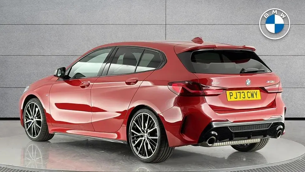 Used BMW M135 Shadowline 302 HP (222 kW) 2023 Red Hatchback