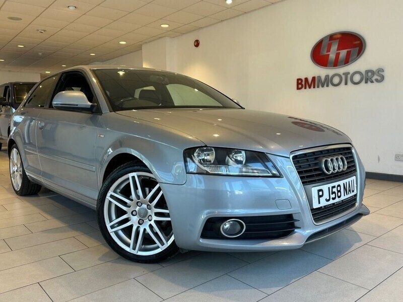 Silver Used 2008 Audi A3 S-Line Hatchback | £3,795 - Image 1/4