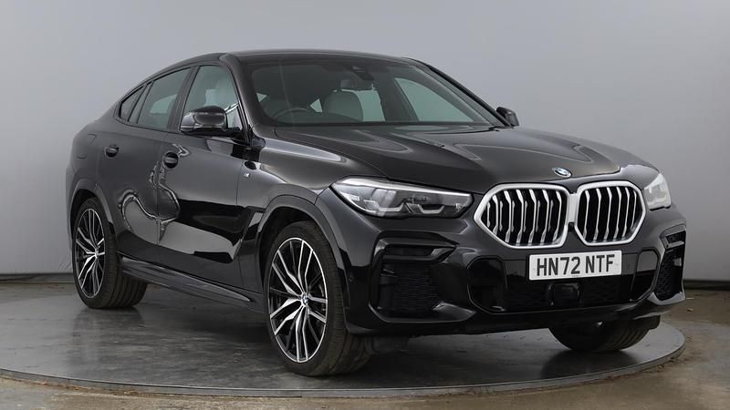 Black Used 2022 BMW X6 M Sport SUV | £47,895 (Fair price) - Image 1/4