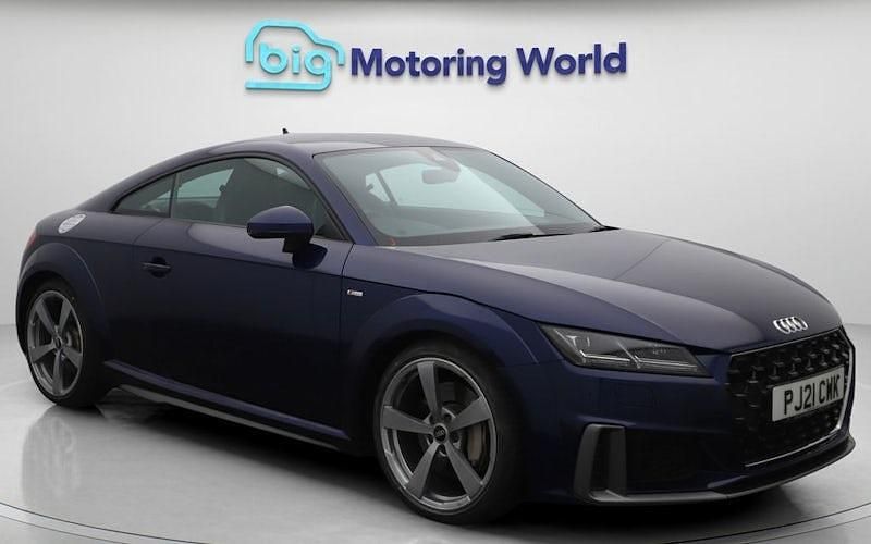 Used Audi TT S-Line 245 HP (180 kW) 2021 Blue Coupe