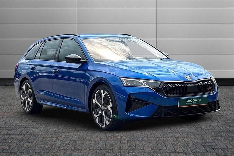 Race blue New 2025 Skoda Octavia vRS Estate | £37,900 - Image 1/3