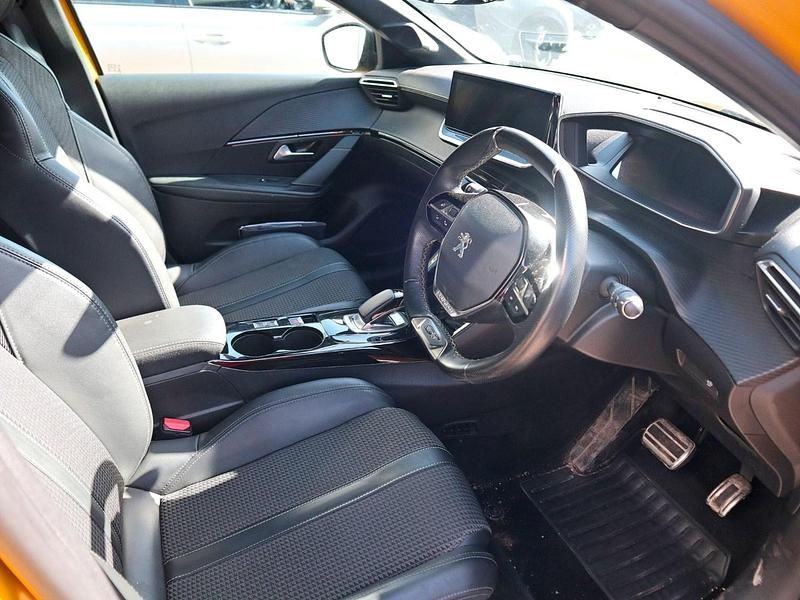 Used Peugeot e-208 GTi 100 kW (136 HP) 2021 Yellow Hatchback