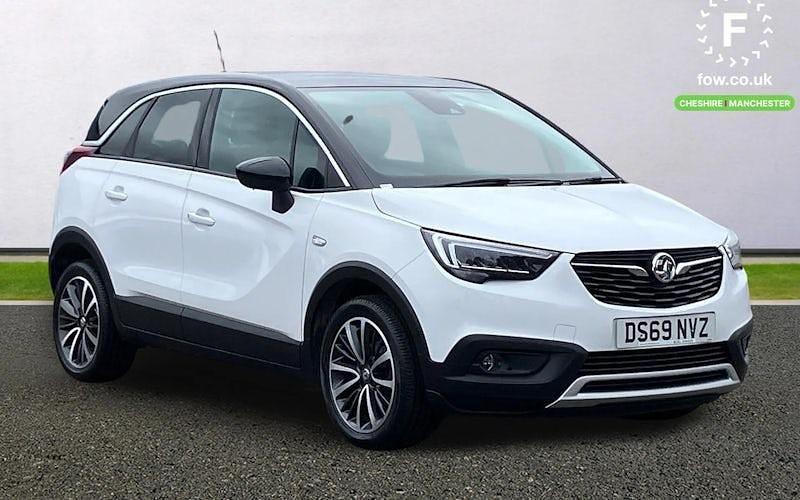 Used Vauxhall Crossland X Elite 102 HP (75 kW) 2019 White SUV