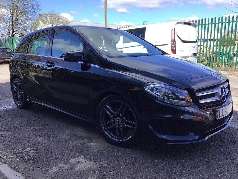 Used Mercedes B200 AMG line 2017 Black MPV