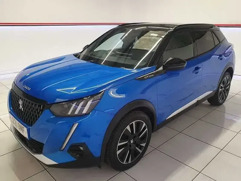 Used Peugeot 2008 GT-line 127 HP (93 kW) 2021 Blue SUV
