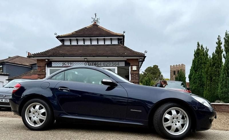 Used Mercedes SLK200 2005 Blue Cabriolet