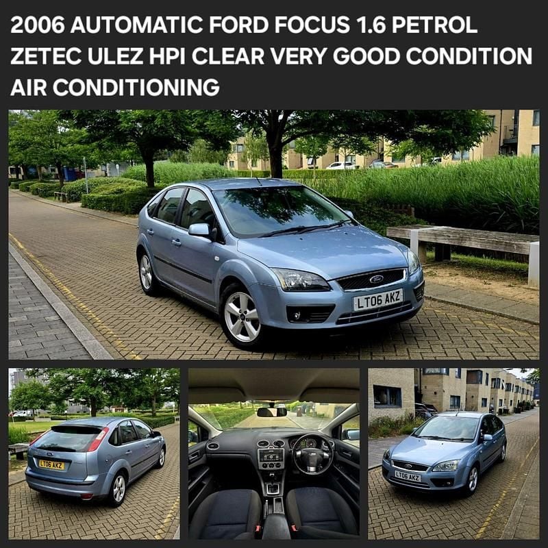 Blue Used 2006 Ford Focus Zetec Hatchback | £1,995 (Fair price) - Image 1/4
