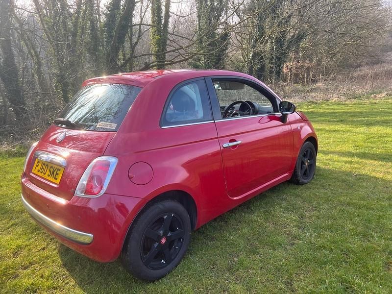 Used Fiat 500 Lounge 85 HP (62 kW) 2010 Red Hatchback
