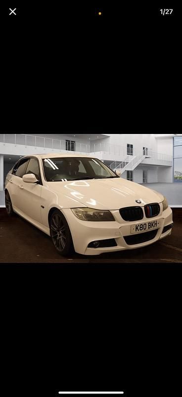 White Used 2010 BMW 320 Sport Line Sedan | £3,990 (Fair price) - Image 1/4