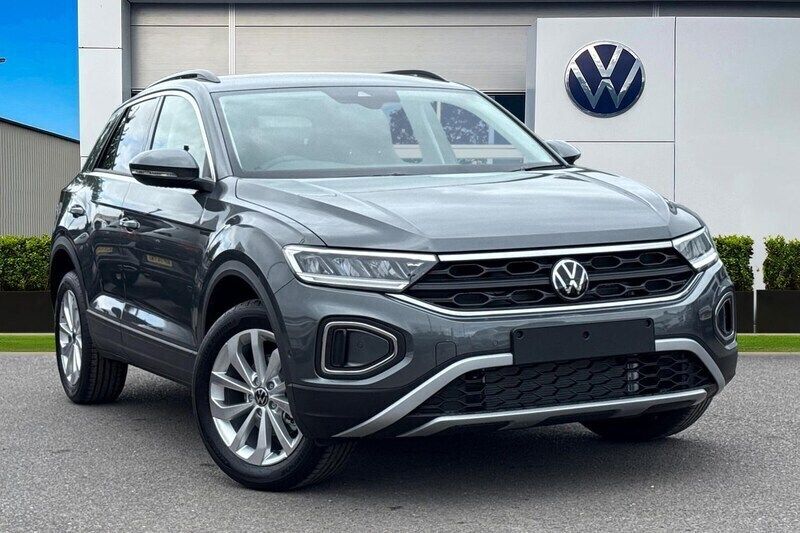 Grey New 2025 VW T-Roc Life SUV | £30,989 (Fair price) - Image 1/4
