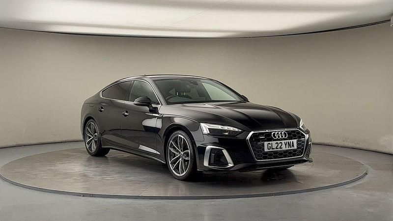 Mythos black Used 2022 Audi A5 Sportback S-Line Hatchback | £25,000 (Fair price) - Image 1/4