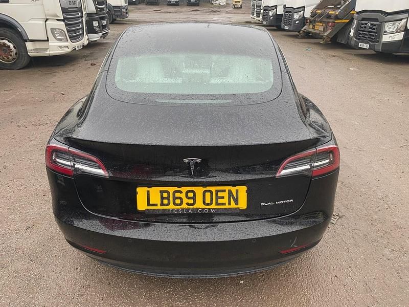 Used Tesla Model 3 Long Range AWD 366 kW (498 HP) 2019 Black Sedan