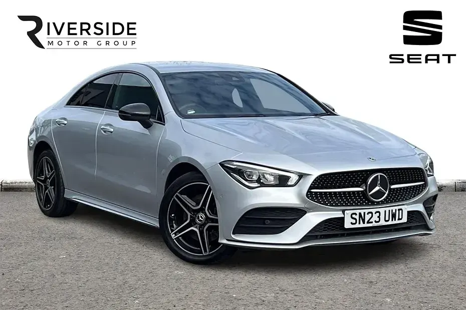 Used Mercedes CLA250e AMG Line Premium 2023 Silver Coupe