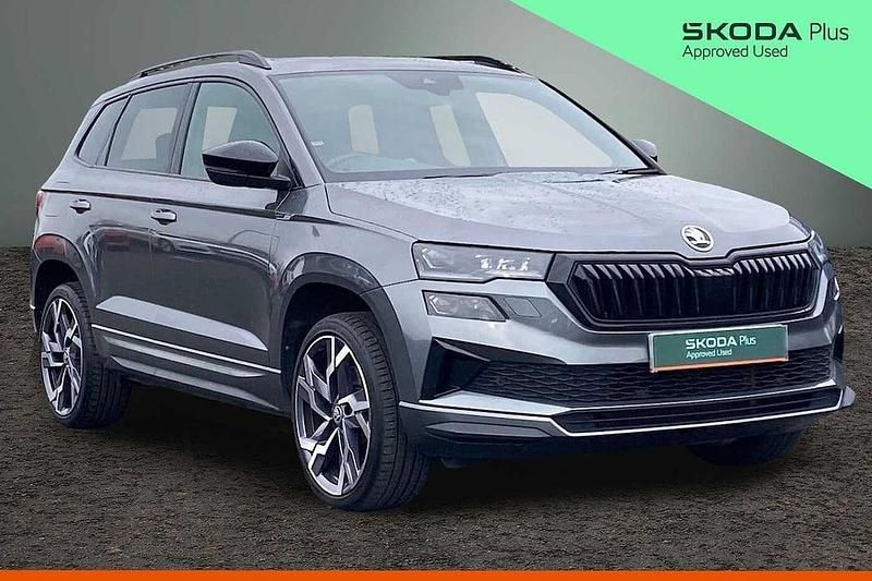 Used Skoda Karoq SportLine 110 HP (80 kW) 2022 Graphite grey metallic SUV