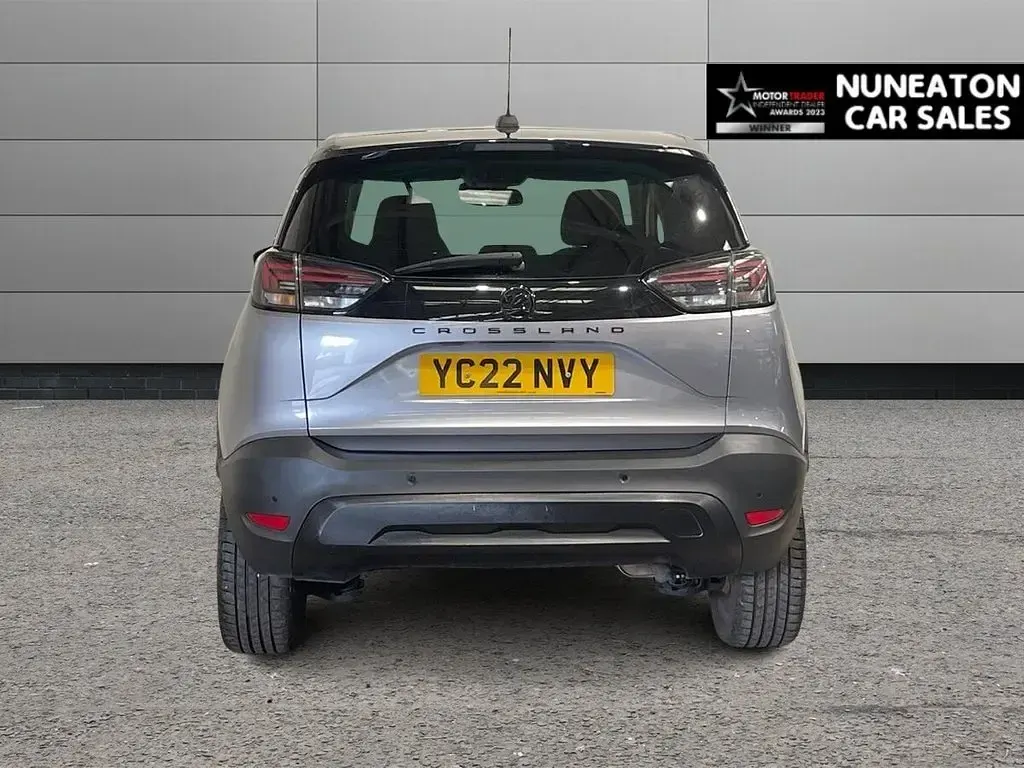 Used Vauxhall Crossland GS Line 110 HP (80 kW) 2022 Grey SUV