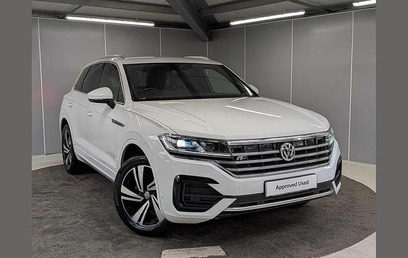 Used VW Touareg R-line 286 HP (210 kW) 2019 White SUV