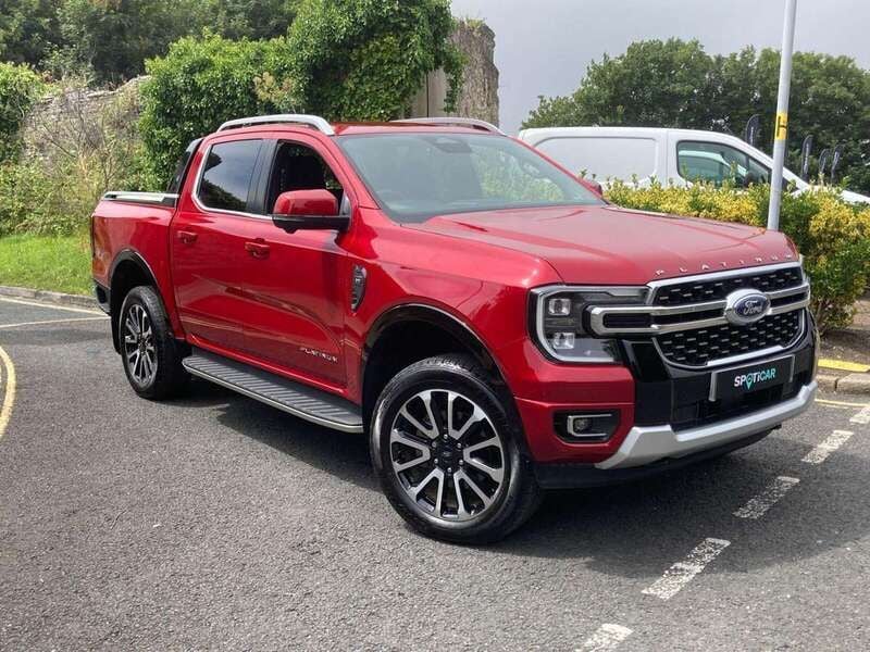 Red Used 2024 Ford Ranger Platinum Pickup | £51,594 (Good price) - Image 1/4