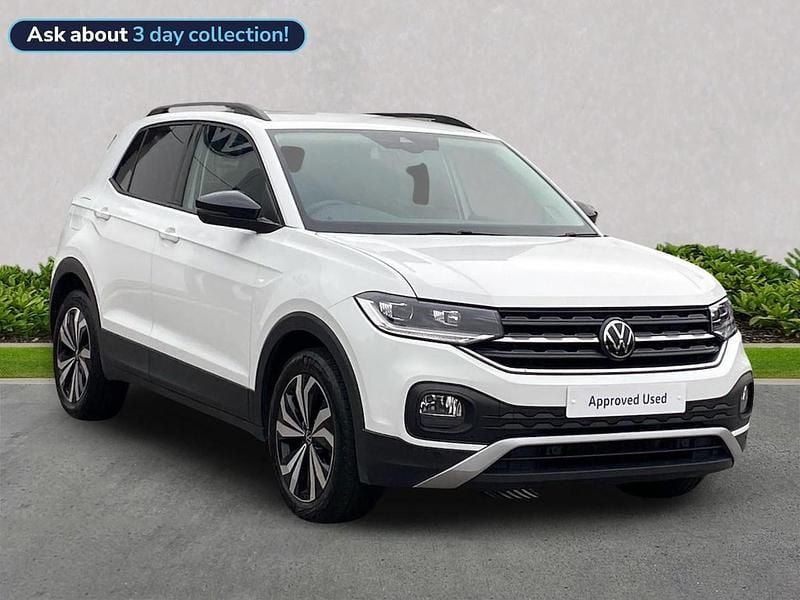White Used 2023 VW T-Cross Black Edition SUV | £17,174 (Fair price) - Image 1/4