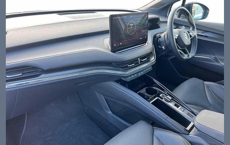 Used Skoda Enyaq iV vRS 219 kW (299 HP) 2022 Moon white metallic SUV