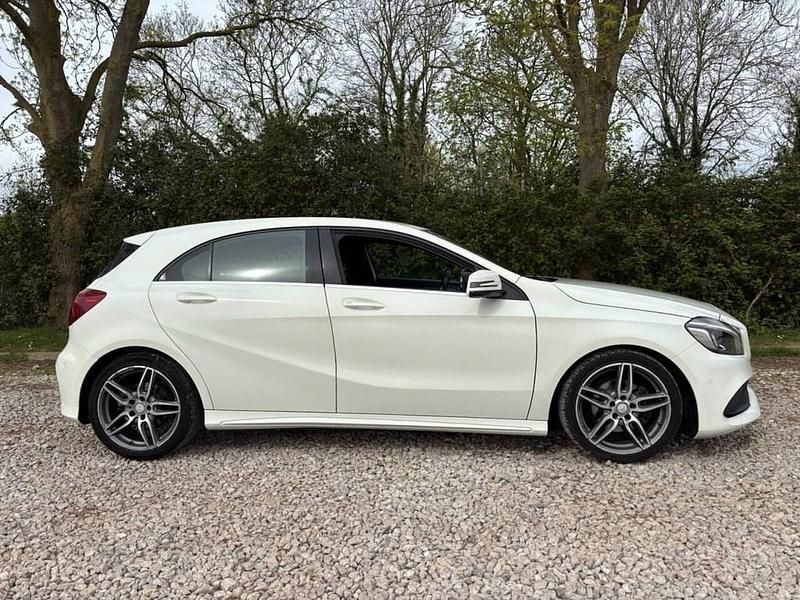 Used Mercedes A180 AMG line 2017 White Hatchback
