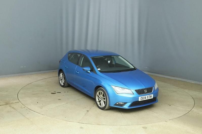 Used Seat Leon SE 150 HP (110 kW) 2014 Blue Hatchback