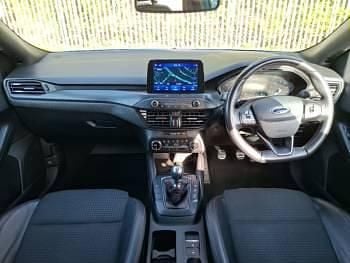 Used Ford Focus ST-Line X 120 HP (88 kW) 2018 Blue Hatchback