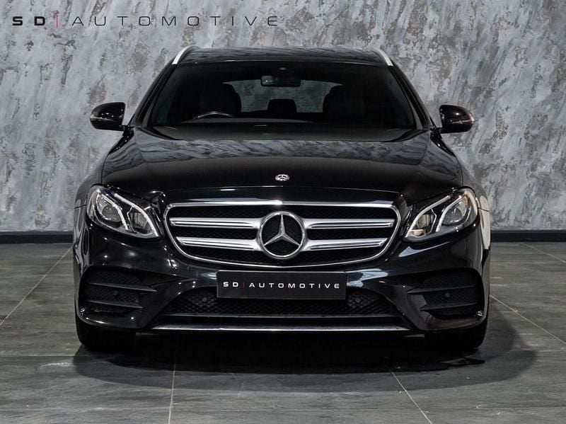 Used Mercedes E200 AMG line 184 HP (135 kW) 2018 Black Estate