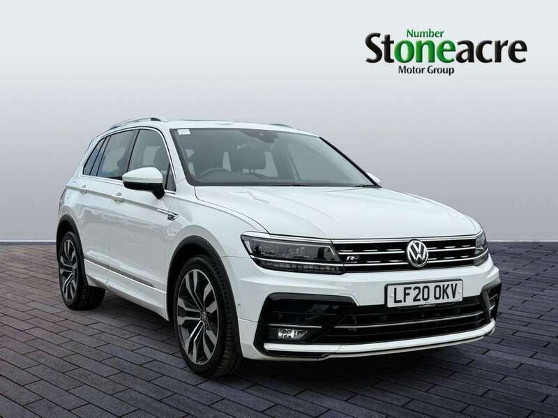 White Used 2020 VW Tiguan R-line SUV | £25,990 (Fair price) - Image 1/4