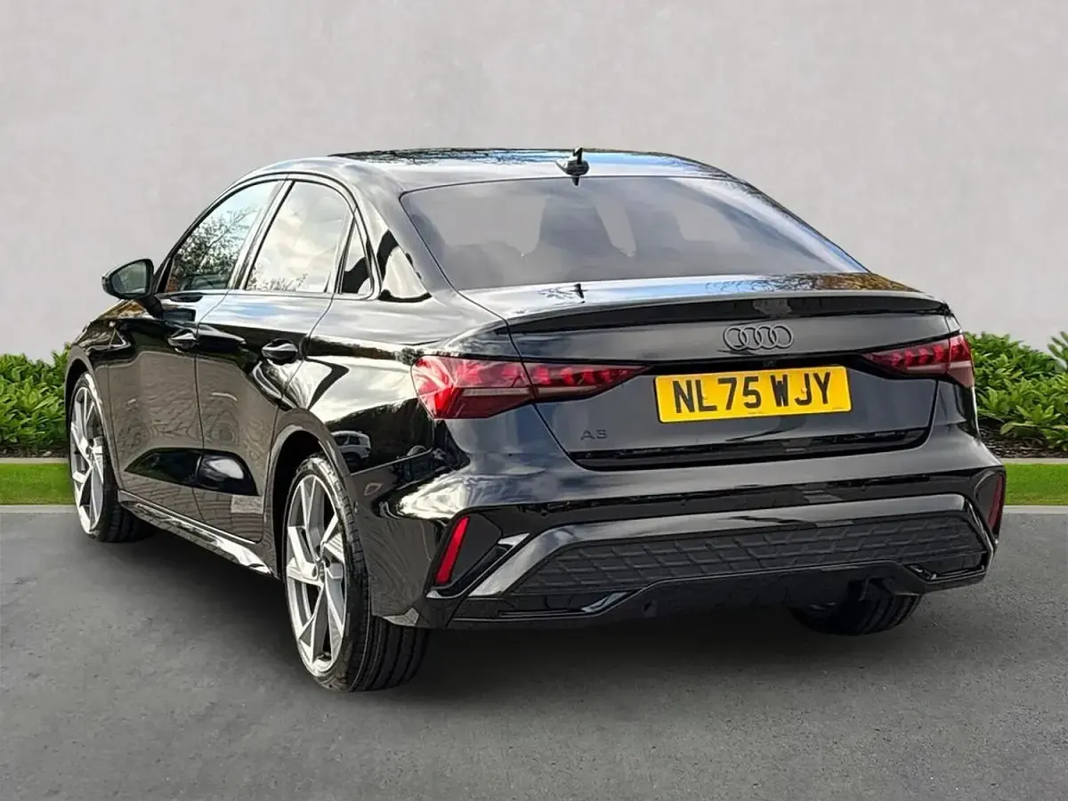 Used Audi A3 Black Edition 147 HP (108 kW) 2025 Black Sedan