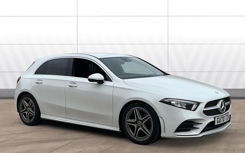 White Used 2020 Mercedes A200 AMG line Hatchback | £16,832 (Fair price) - Image 1/4